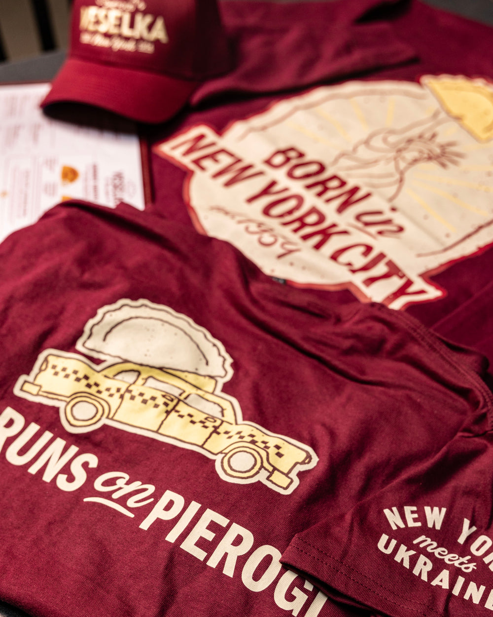 Veselka Burgundy T-Shirt