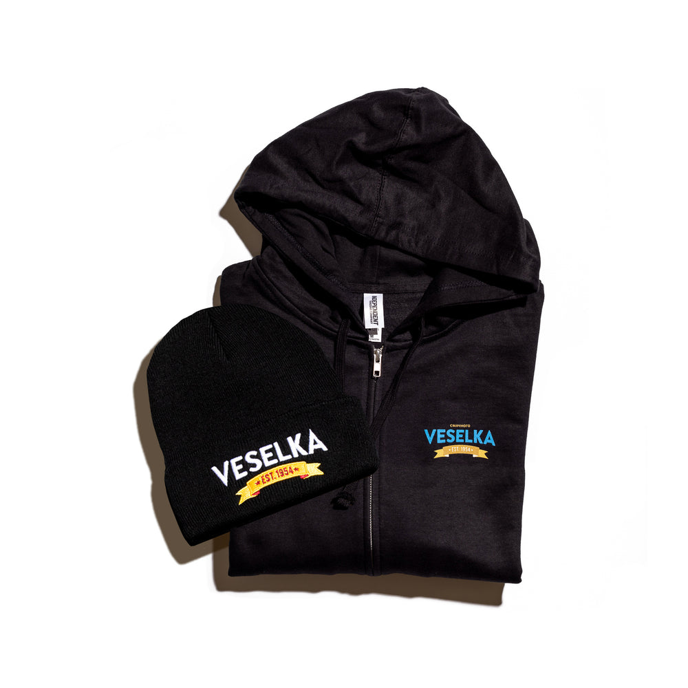 Bundle Up with Veselka bundle, beanie and hoodie