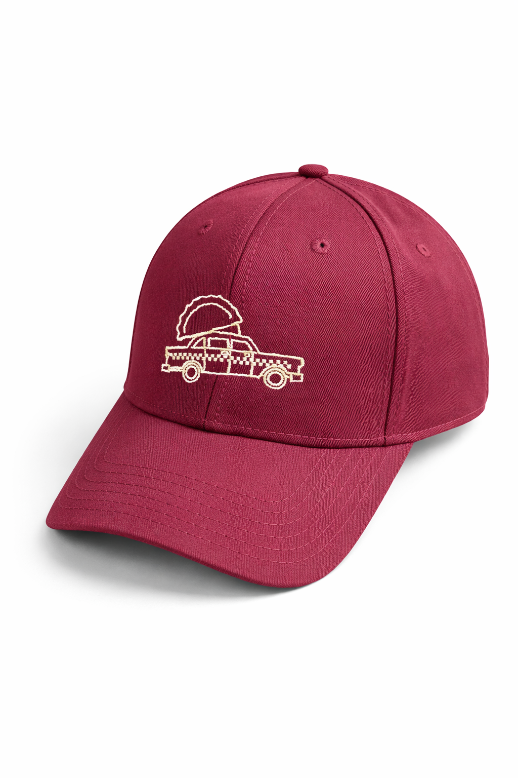 Veselka Burgundy Pierogi Cab Hat