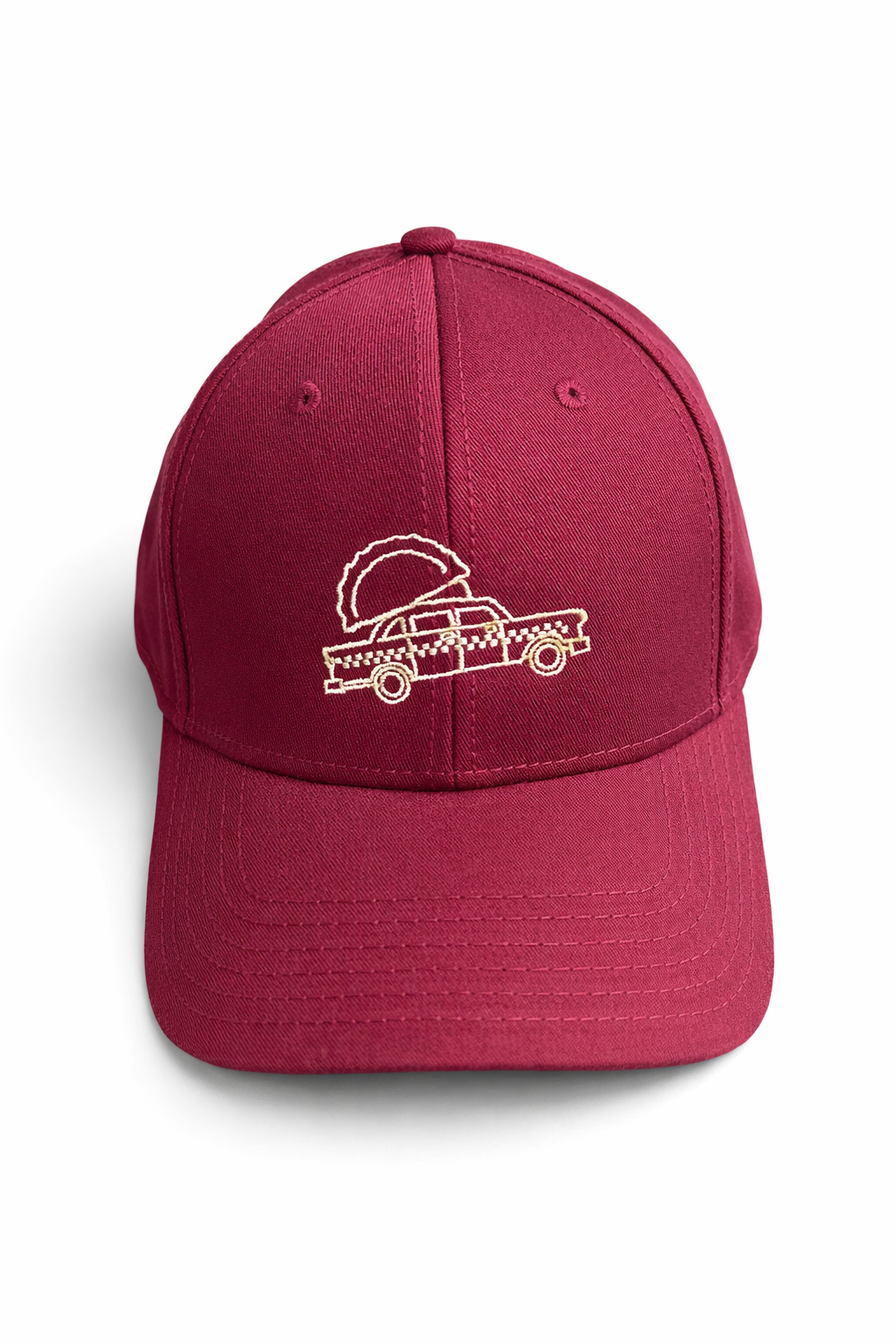 Veselka Burgundy Pierogi Cab Hat