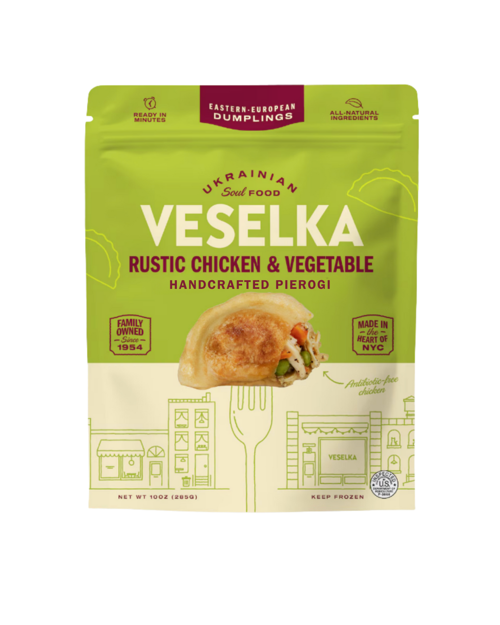 Chicken & Vegetable Pierogi