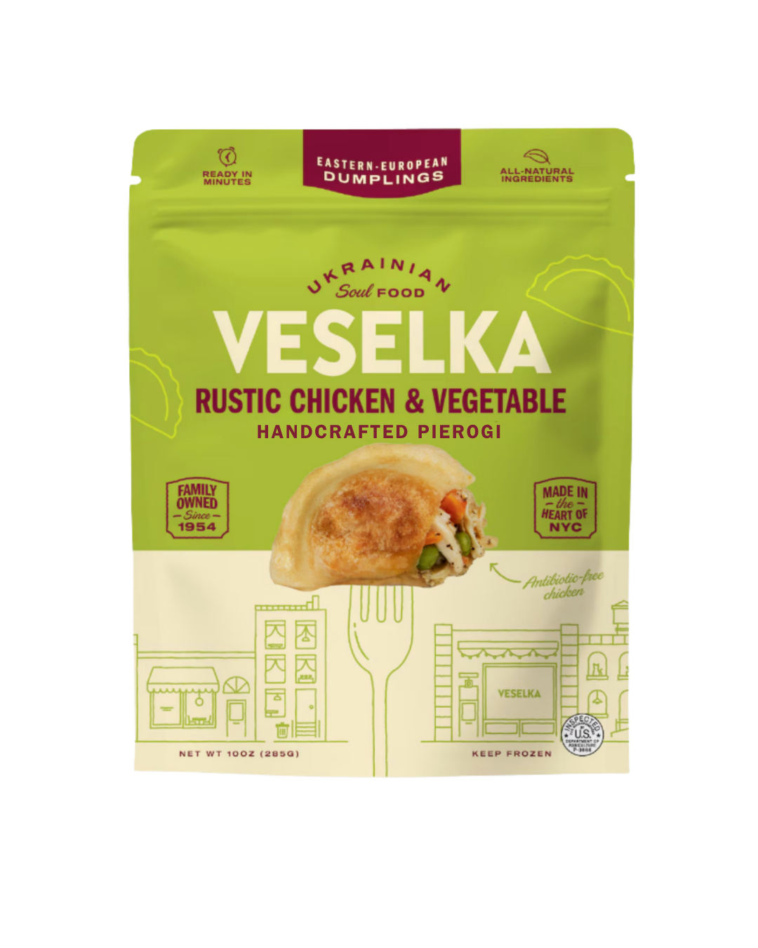 Chicken & Vegetable Pierogi