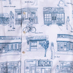 Celebrity cycling shirt detail