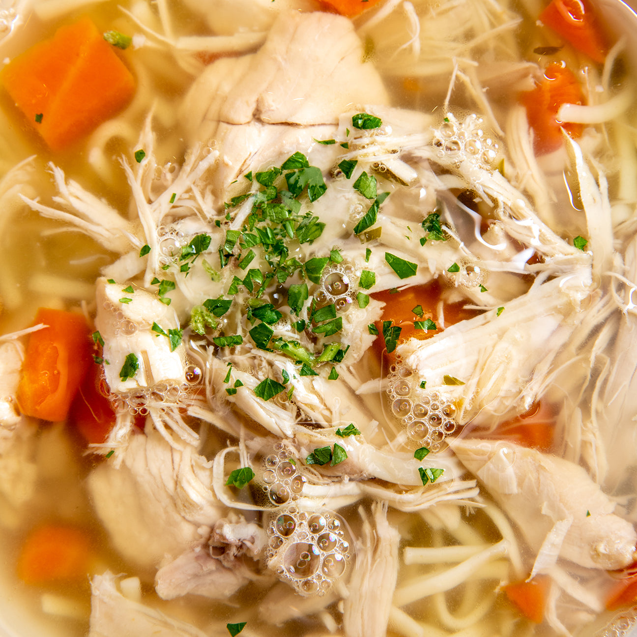 Soup and Pierogi- Chicken noodle 