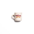 East Village diner style mug , off white cream color 
